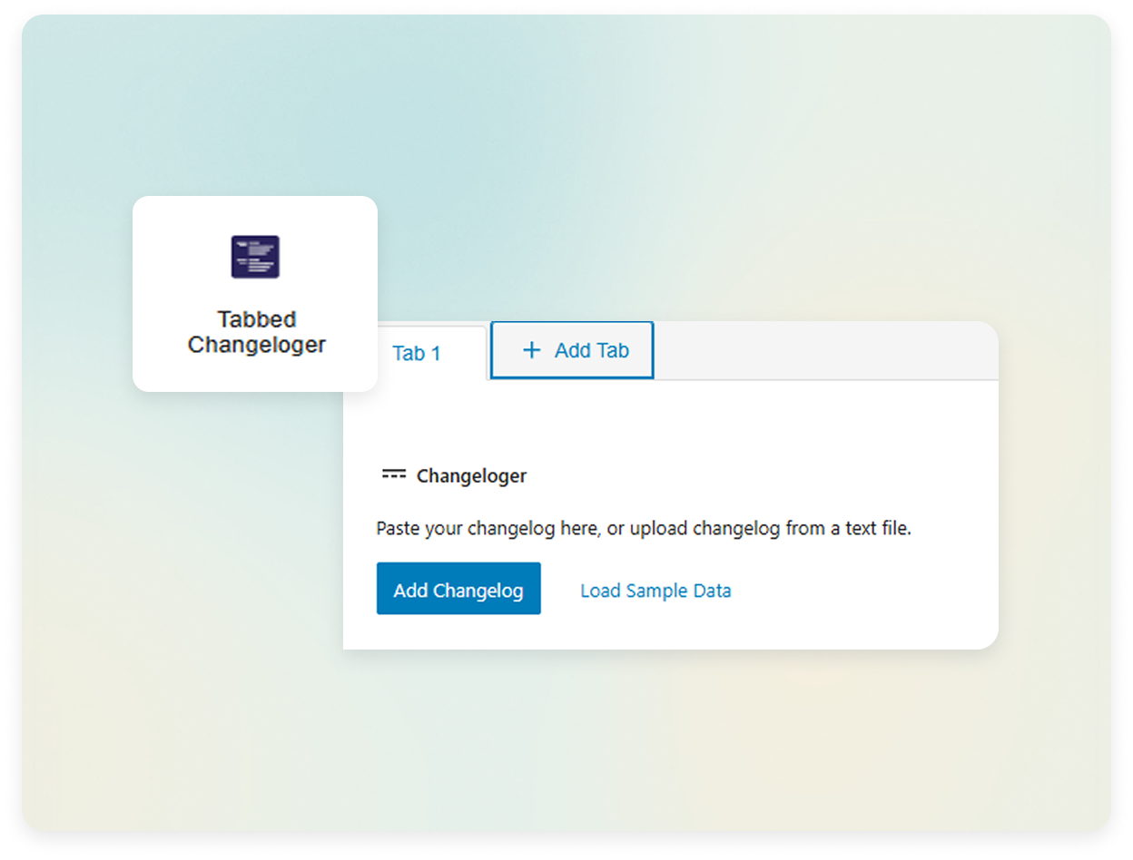 Tabbed Changeloger Block