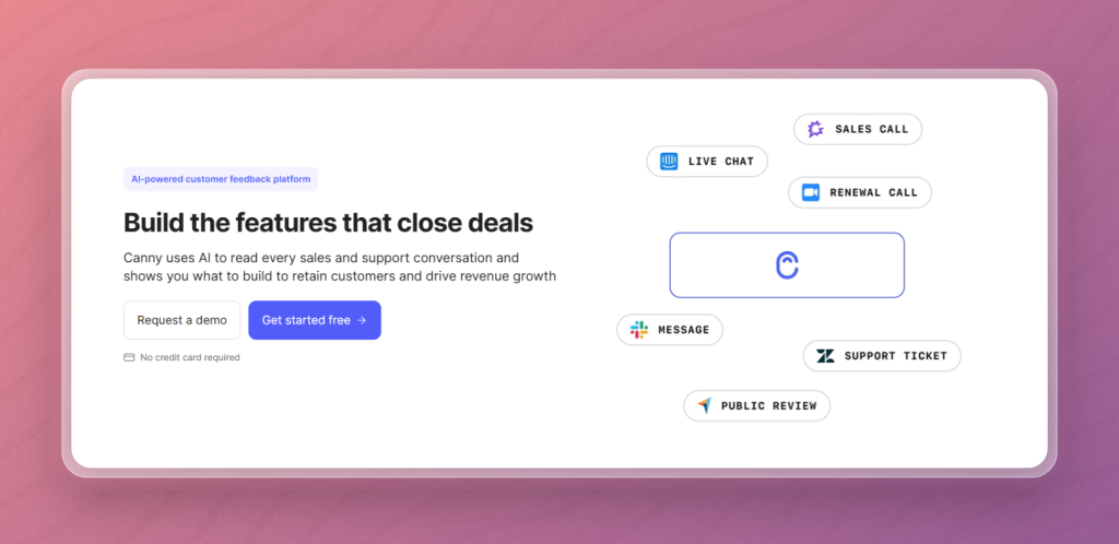 Canny.io dashboard comparison for Canny alternatives