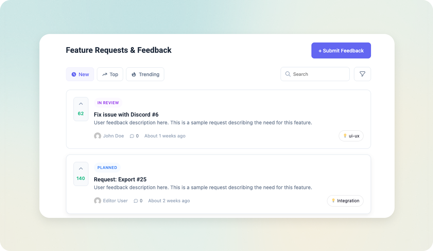 Feedback System